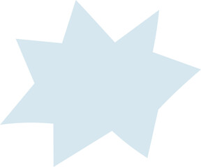 Pastel abstract shape element