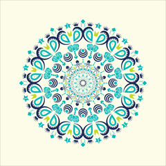Yoga Geometry Floral Mandala decoration Design