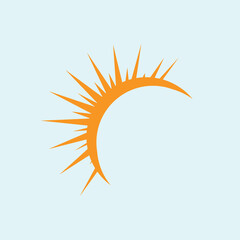 Summer Sunset Sunshine design Shape
