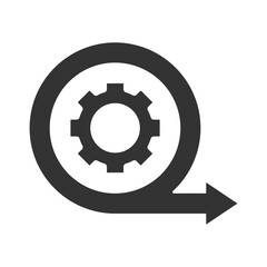 Agile filled universal icon ui ux element sign.