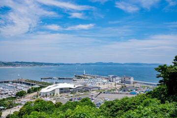 神奈川県 鎌倉 江の島 ヨットハーバー 景色
