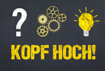 Obraz premium Kopf hoch!