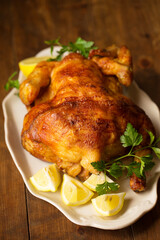 baked chicken with lemon