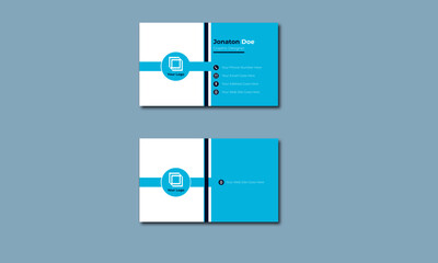  Vector professional elegant modern business card, Visiting card, Simple & Clean design,