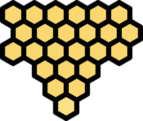 Honeycomb Vector Icon Design Illustration