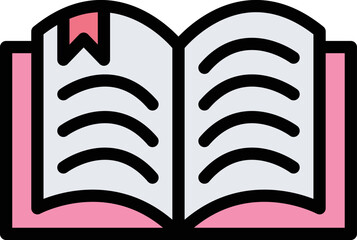 Reading Vector Icon Design Illustration