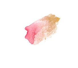 Watercolor abstract brush