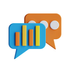 3d rendering illustration of consulting