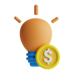 3d rendering illustration of investment
