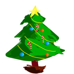 christmas tree vector