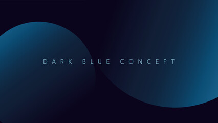 Modern minimalist dark blue premium abstract with geometric lines vector background. Exclusive wallpaper design for website, poster,  brochure, presentation