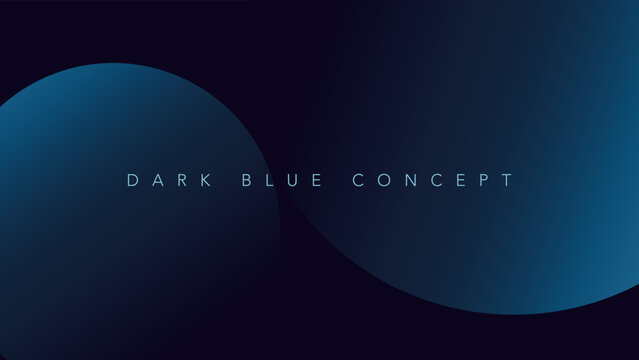 Modern minimalist dark blue premium abstract with geometric lines vector background. Exclusive wallpaper design for website, poster,  brochure, presentation