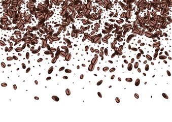 Brown Arabic Abstract Vector White Background.