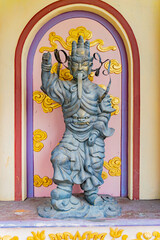 The weather guard. A Buddhist temple complex near Nha Trang.