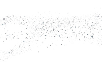 Light silver glitter confetti background. White festive texture.