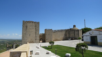 Castelo de Elvas, uma das residencias reais em Portugal 