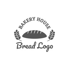 bakery vector logo design template. Vintage retro bakery logo badge or label 