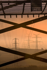 Belgique Wallonie Ardennes electricité energie nucleaire pilone coupure black out
