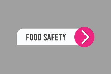 food safety button vectors. sign label speech bubble food  safety