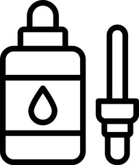Obraz premium Correction Fluid Vector Icon Design Illustration