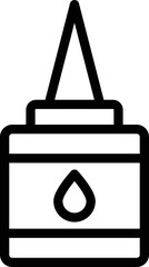 Liquid Glue Vector Icon Design Illustration