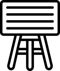 Whiteboard Vector Icon Design Illustration