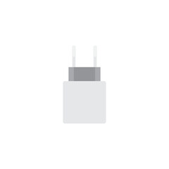 Obraz premium USB charger icon in color, isolated on white background 