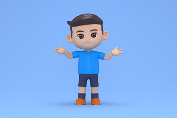 cartoon football player celebration when he football a goal.
