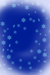 christmas background with snowflakes