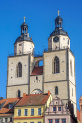 Stadtkirche, Pfarrkirche St. Marien in Lutherstadt Wittenberg, Sachsen-Anhalt, Deutschland