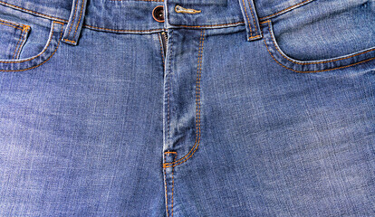 Blaue Jeanshose