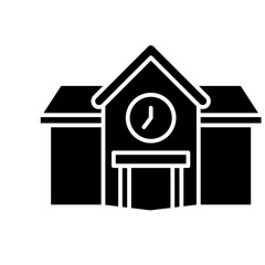 School building icon