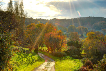 Joli paysage de la côte bretonne à Buguélès-Penvénan 