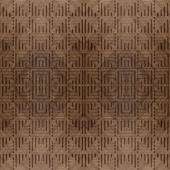 abstract pattern dark brown wooden panel