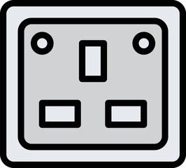 Socket Vector Icon Design Illustration