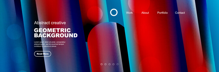 Abstract background for your landing page design. Web page for website or mobile app wallpaper