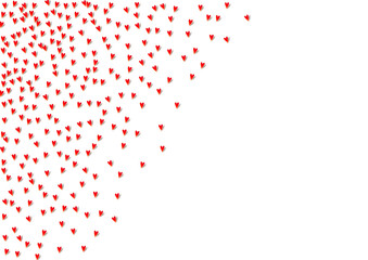 Burgundy Heart Vector White Backgound. Fly