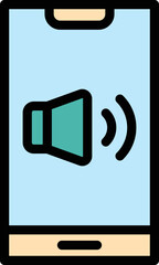 Speaker Vector Icon Design Illustration