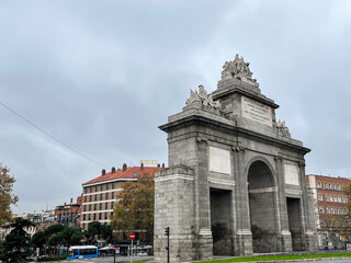 The Arch of Victory is an Empire-style monument built in 1956 in Madrid