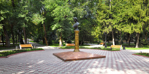 Panfilov park and statue, Bishkek, Kyrgyzstan