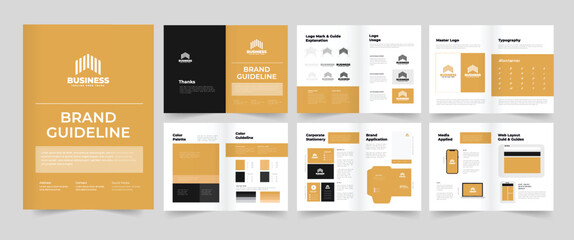 Brand guideline or Brand Guideline Layout or Brand Identity Guidelines or A4 Brand Guideline or Brand Manual