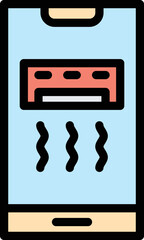 Air Conditioner Vector Icon Design Illustration