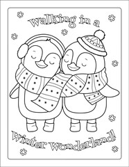 Coloring Pages. It Is A Great Activity For Kids During The Christmas Holiday. Winter season coloring pages.