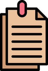 Obraz premium Sticky note Vector Icon Design Illustration