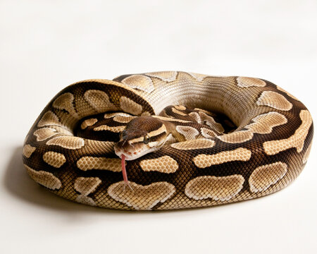 Lesser Ball Python Tongue Flick