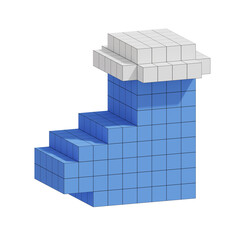 3D Voxel Christmas Object