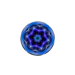 abstract blue circle vector