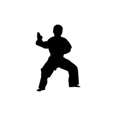 Fototapeta na wymiar Child judogi icon. Simple style child judo training course big sale poster background symbol. Child judogi brand logo design element. Child judogi t-shirt printing. vector for sticker.