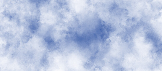 Blurry and cloudy blue sky background with clouds, cloudy light blue watercolor background with various natural clouds and smoke. beautiful cloudy blue background for making any design.	