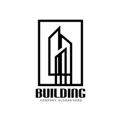 Home Design Logo, Building Logo, Property And Construction Company Icon